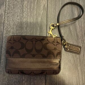 Coach wrist wallet